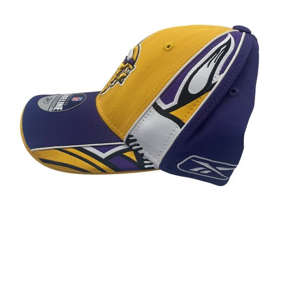 Minnesota Vikings Reebok NFL Official Sideline Hat OS One Size - Picture 2 of 6